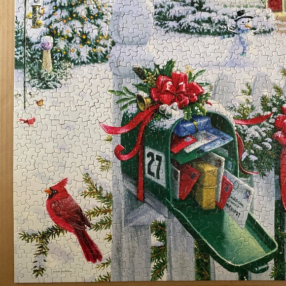 Springbok Holiday Mail Puzzle 1000 Piece Complete - Picture 5 of 12